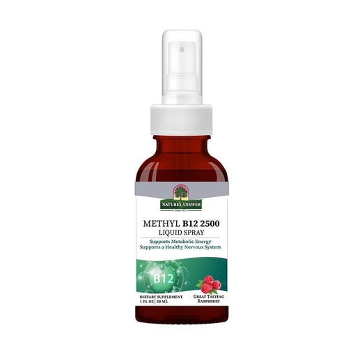 Nature's Answer B12 Methyl Liquid Spray - Raspberry Flavor
