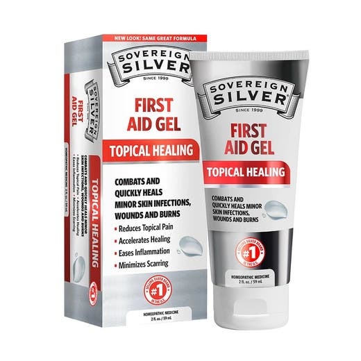 Sovereign Silver Topical Healing First Aid Gel 2 Oz