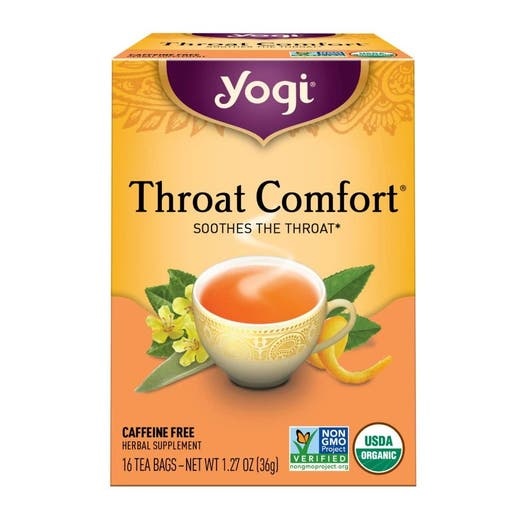 Yogi Tea Organic Throat Comfort Tea - 16 Tea Bags