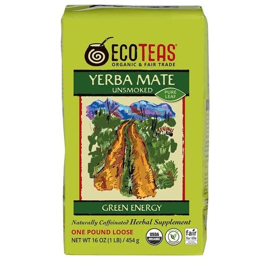 Ecoteas Yerba Mate Tea 1 Lb - Pure Organic Excellence