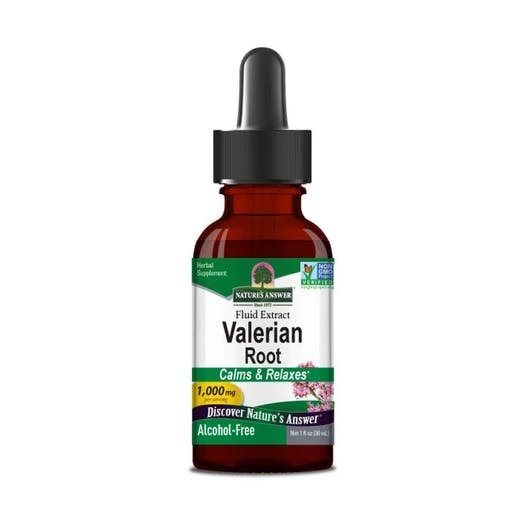 Nature's Answer Valerian Root Extract 1 Fl. Oz - Alcohol-Free Herbal Supplement