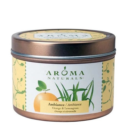 Aroma Naturals Ambiance Lemon Small Tin Candle
