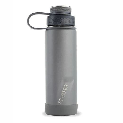 Ecovessel Slate Gray Boulder Water Bottle 20 Oz