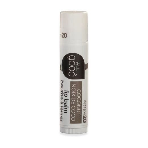 All Good Coconut Lip Balm SPF 20 - 0.15 oz Tube