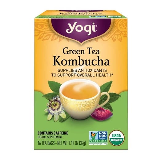 Yogi Tea Organic Kombucha Green Tea - 16 Tea Bags