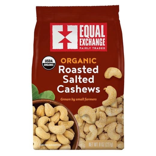 Equal Exchange Organic Roasted Salted Cashews 8 Oz
