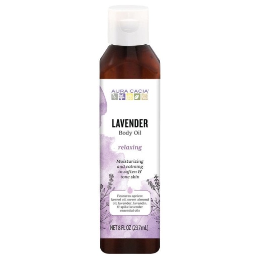 Aura Cacia Lavender Body Oil - 8 Fl. Oz