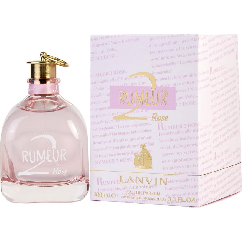 Rumeur 2 Rose By Lanvin Eau De Parfum Spray 3.3 Oz
