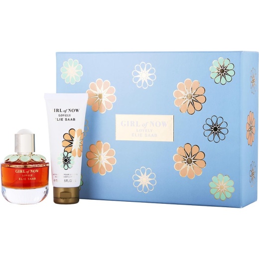 Elie Saab Girl Of Now Lovely Eau De Parfum Spray & Body Lotion Set