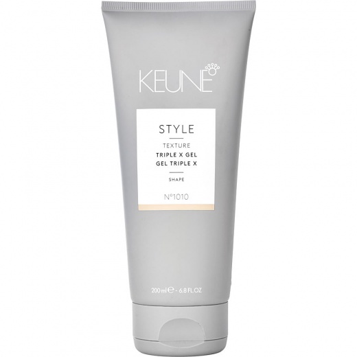 Keune Style Triple X Gel 6.7 Oz - Ultimate Hold with Matte Finish