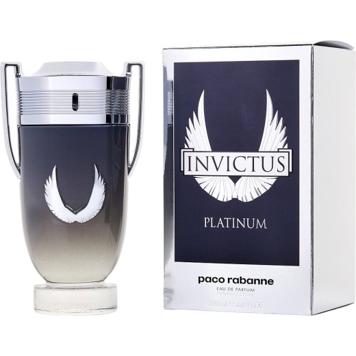 Invictus Platinum by Paco Rabanne Eau De Parfum Spray 6.8 Oz for Men