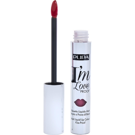 Pupa By Pupa Milano I'm Love Proof Matt Liquid Lip Color - #010 Fire Red