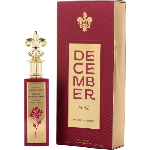 Paris Corner December Rose Eau De Parfum Spray 2.9 Oz