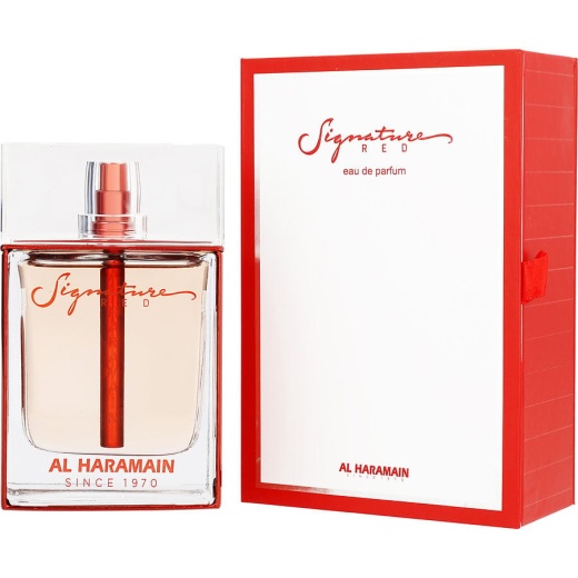 Al Haramain Signature Red by Al Haramain Eau De Parfum Spray 3.4 Oz