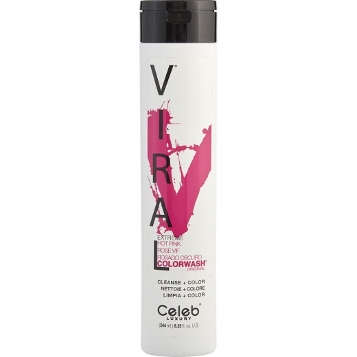 Celeb Luxury Viral Colorwash Extreme Hot Pink Shampoo 8.25 Oz