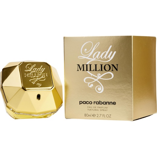 Paco Rabanne Lady Million Eau De Parfum Spray 2.7 Oz