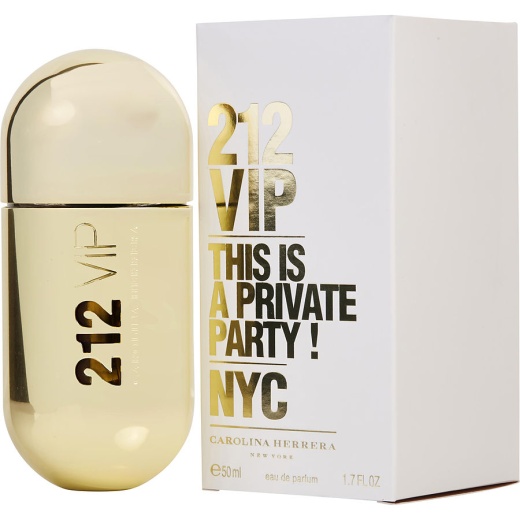 212 VIP By Carolina Herrera Eau De Parfum Spray 1.7 Oz