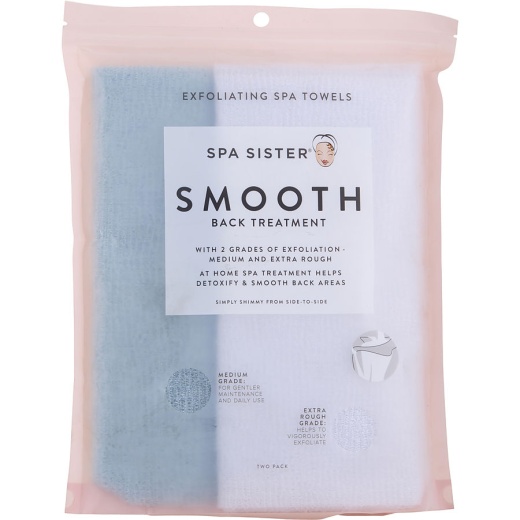 Spa Sister Twin Exfoliating Spa Towels - Experience the Ultimate in Luxury and Pampering