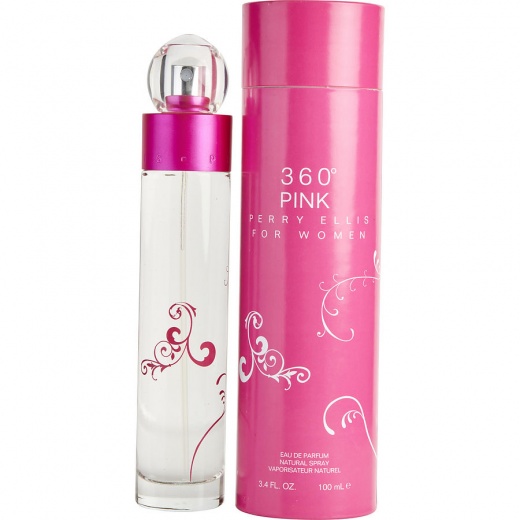 Perry Ellis 360 Pink Eau De Parfum Spray 3.4 Oz