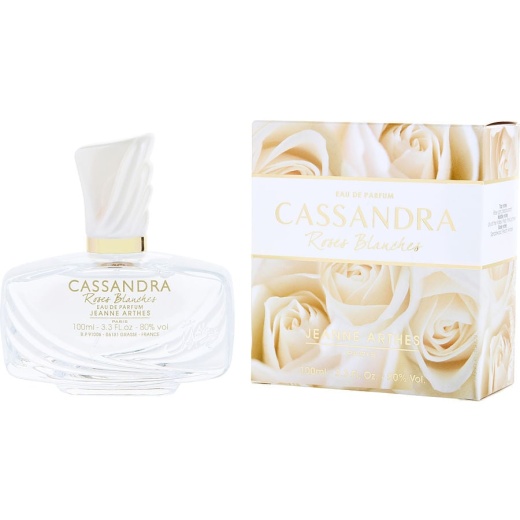 Cassandra Roses Blanches by Jeanne Arthes Eau De Parfum Spray 3.3 Oz