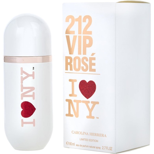 212 Vip Rose I Love Ny Eau De Parfum Spray 2.7 Oz Limited Edition by Carolina Herrera