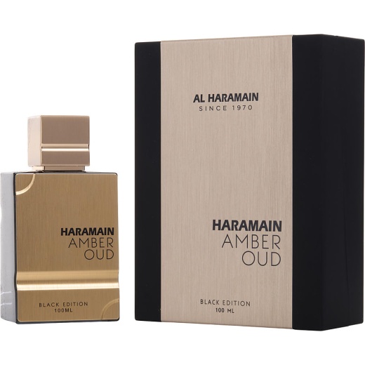Al Haramain Amber Oud Eau De Parfum Spray 3.4 Oz Black Edition