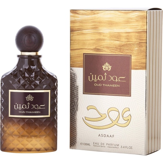 Asdaaf Oud Thameen by Lattafa Eau De Parfum Spray 3.4 Oz - The Essence of Luxury