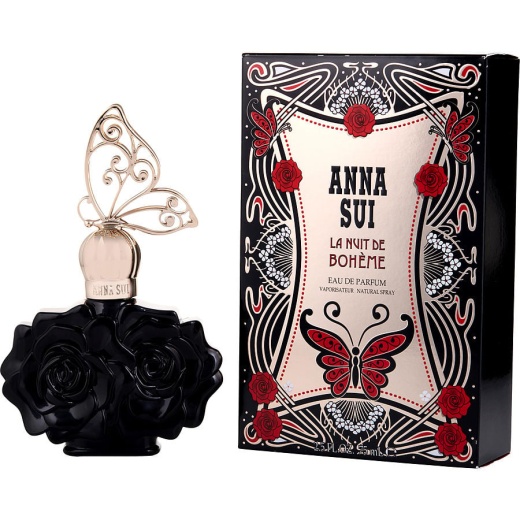 La Nuit De Boheme Black by Anna Sui Eau De Parfum Spray 2.5 Oz