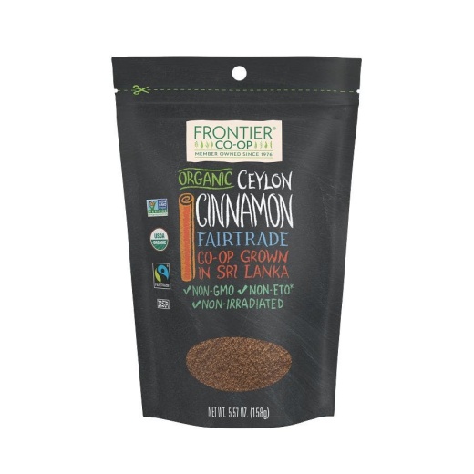 Frontier Co-Op Ceylon Cinnamon Powder, Organic, Fairtrade Certified 5.57 Oz