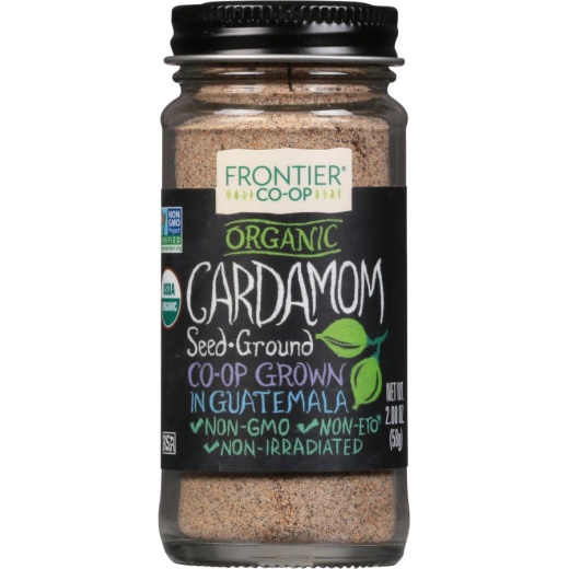 Frontier Co-Op Cardamom Seed Powder, Decorticated, Organic 2.08 Oz