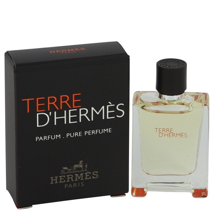 Terre D'hermes Cologne By Hermes Mini Pure Perfume - 0.17 Oz Mini Pure Perfume