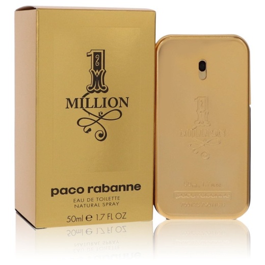 1 Million Cologne by Paco Rabanne Eau De Toilette Spray - 1.7 Oz