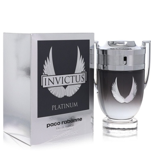 Invictus Platinum Cologne by Paco Rabanne - 3.4 Oz Eau De Parfum Spray
