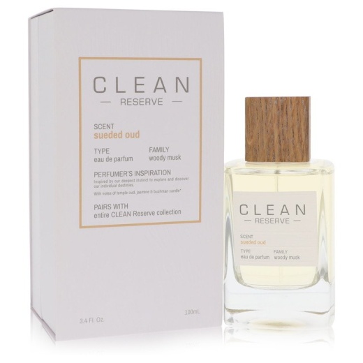 Clean Sueded Oud Perfume By Clean Eau De Parfum Spray - 3.4 Oz Eau De Parfum Spray