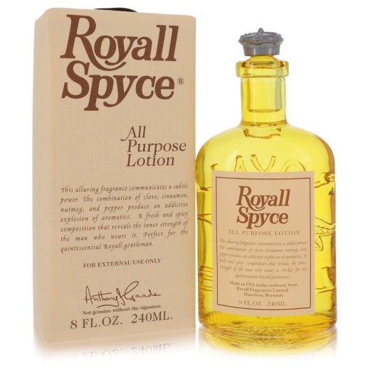 Royall Spyce Cologne By Royall Fragrances All Purpose Lotion / Cologne - 8 Oz All Purpose Lotion / Cologne