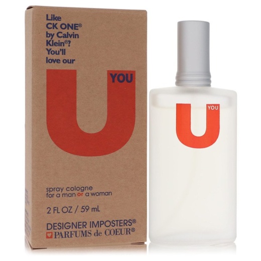 Designer Imposters U You Perfume by Parfums De Coeur Cologne Spray (Unisex) - 2 Oz