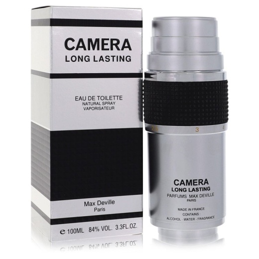 Camera Long Lasting Cologne By Max Deville Eau De Toilette Spray - 3.4 Oz