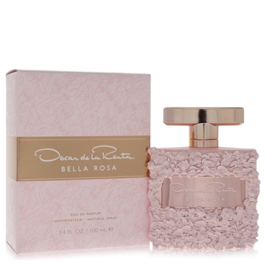 Bella Rosa Perfume By Oscar De La Renta Eau De Parfum Spray - 3.4 Oz