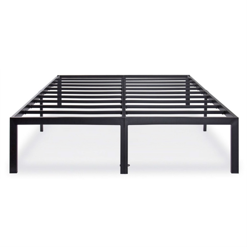 Queen Size Heavy Duty Metal Platform Bed Frame Holds Up To 2,200 Lbs
