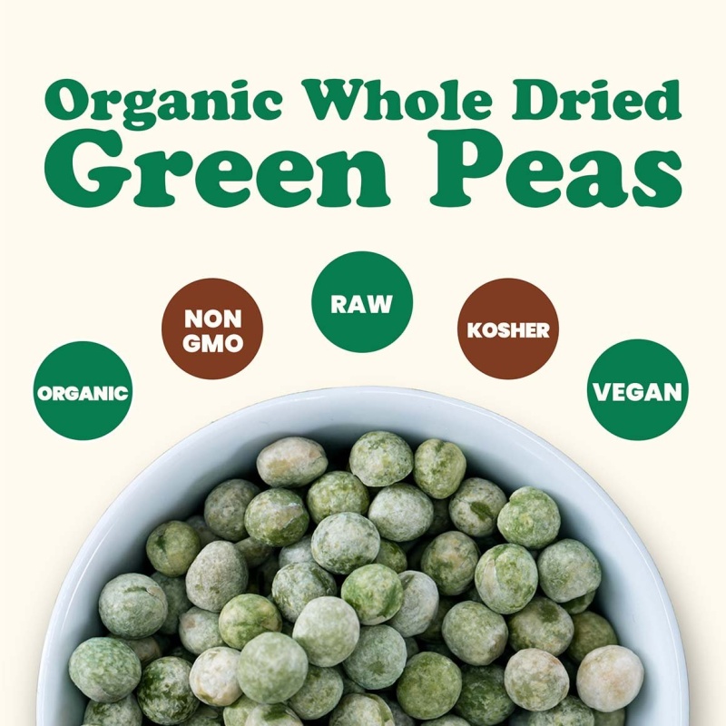 Organic Whole Dried Green Peas