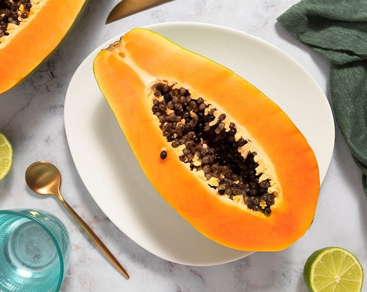 Organic Dried Papaya Spears