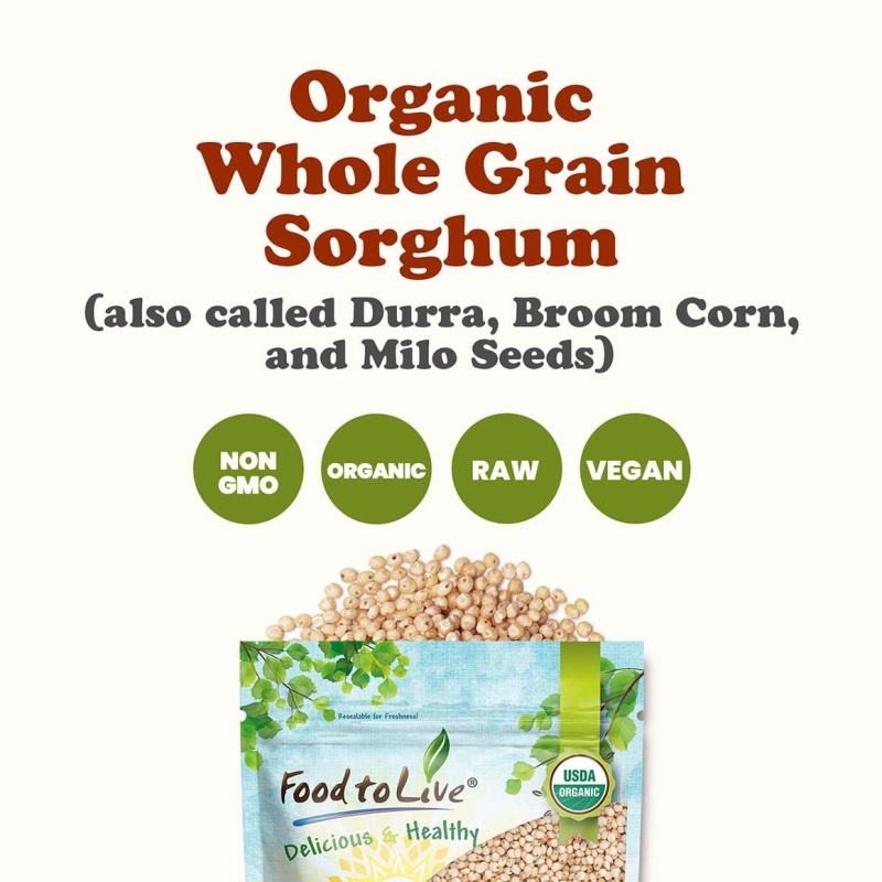 Organic Whole Grain Sorghum