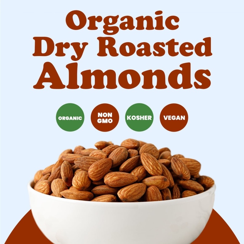 Organic Dry Roasted Almonds