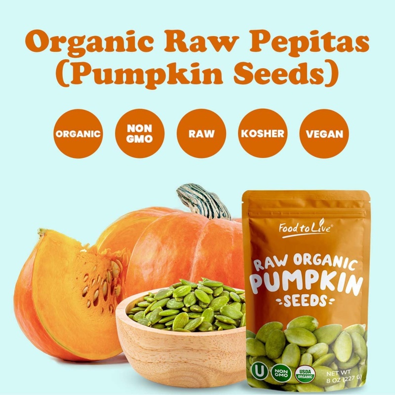 Organic Raw Pepitas (Pumpkin Seeds)