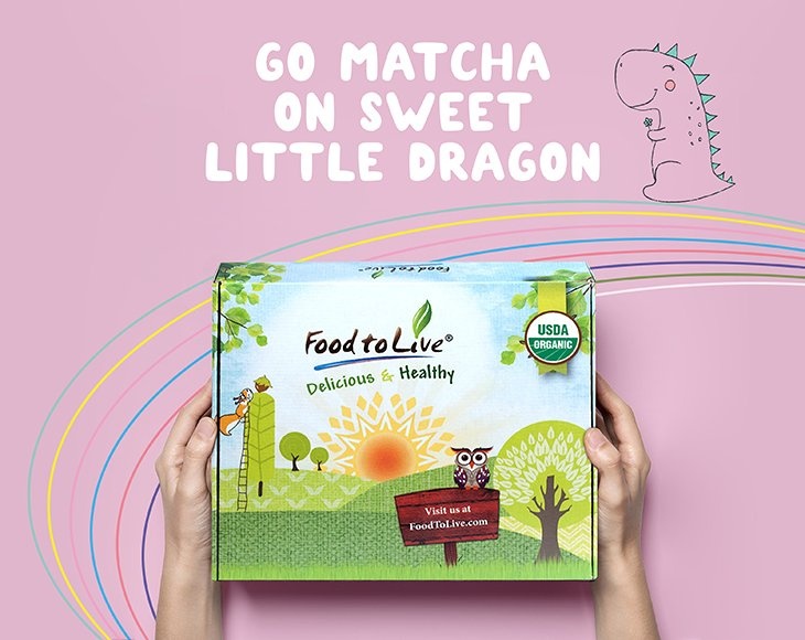 Organic Go Matcha On Sweet Little Dragon Gift Box
