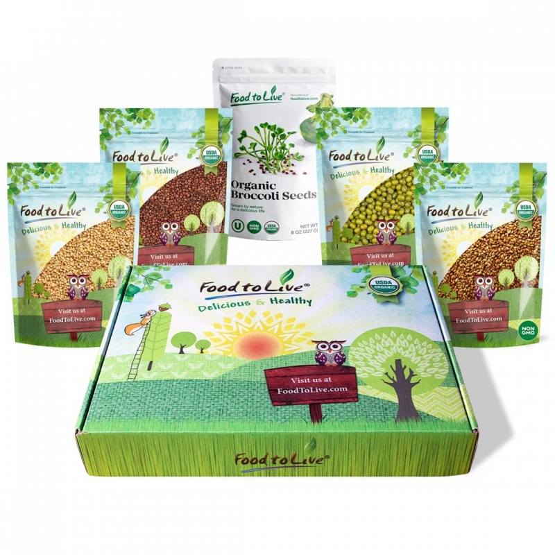 Organic Sprouting Seeds Gift Box