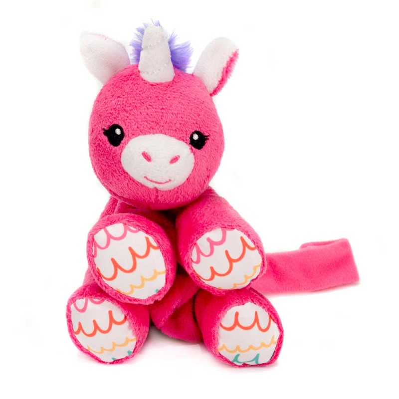 4" Floppy Body Pacifier Holder Unicorn