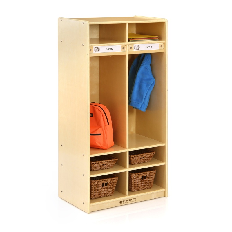 2-Section Locker - Birch Plywood