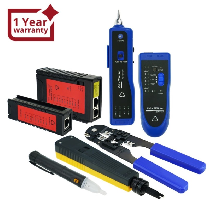 Network Cable Testing Diagnostic Tool Kit Set- Ethernet Lan Cable ...