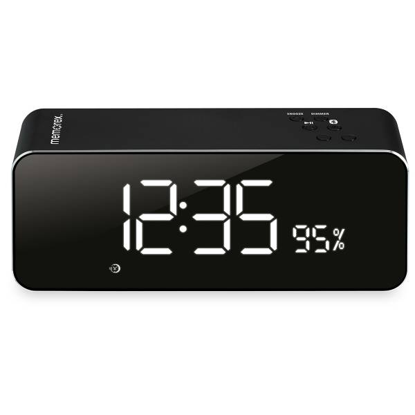 Memorex Memorex Aluminum Wireless Clock Radio